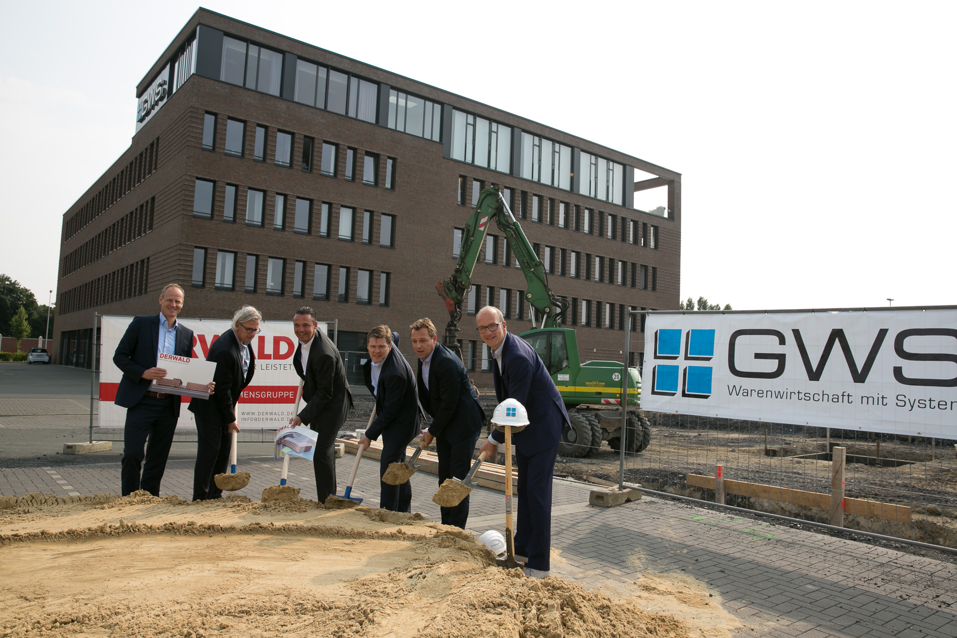 GWS setzt Spatenstich für Erweiterungsbau in der Loddenheide GWS